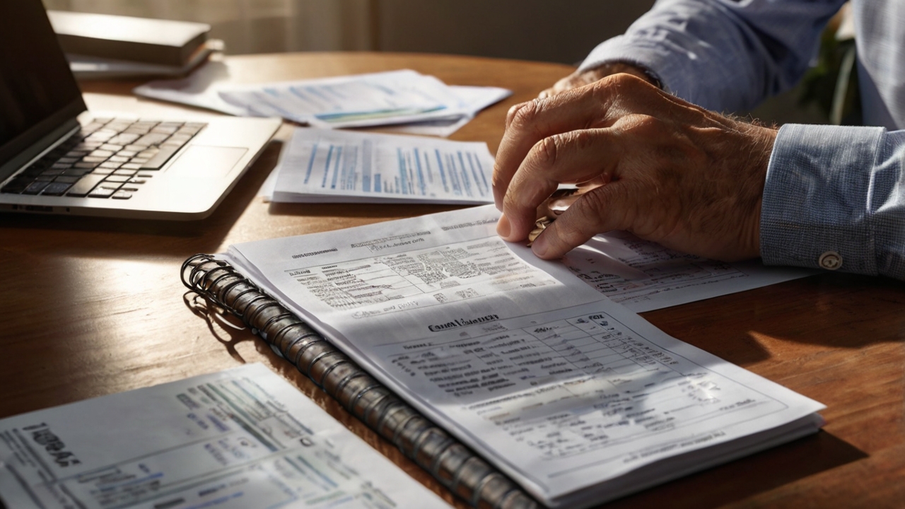 Modern accounting office